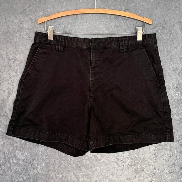 Calvin Klein Black Cotton Shorts, Size 12 - Picture 1 of 3
